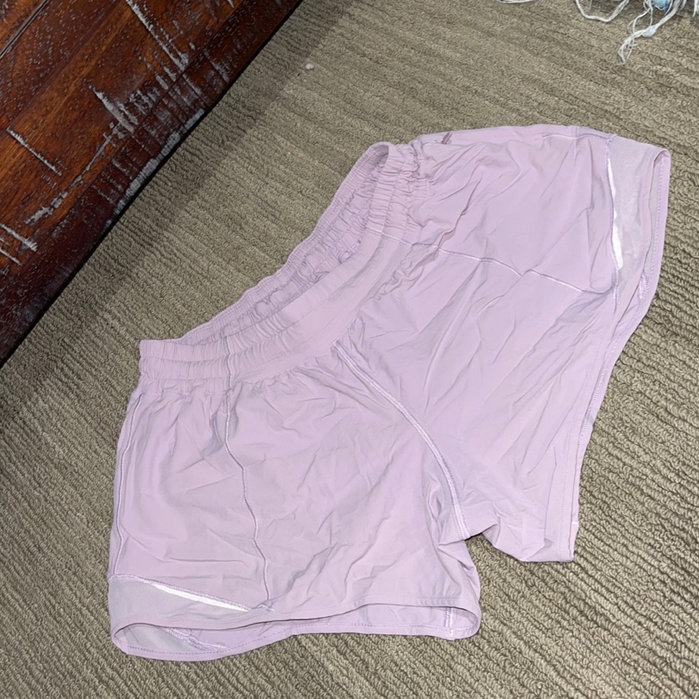 Lilac Lululemon Running Shorts